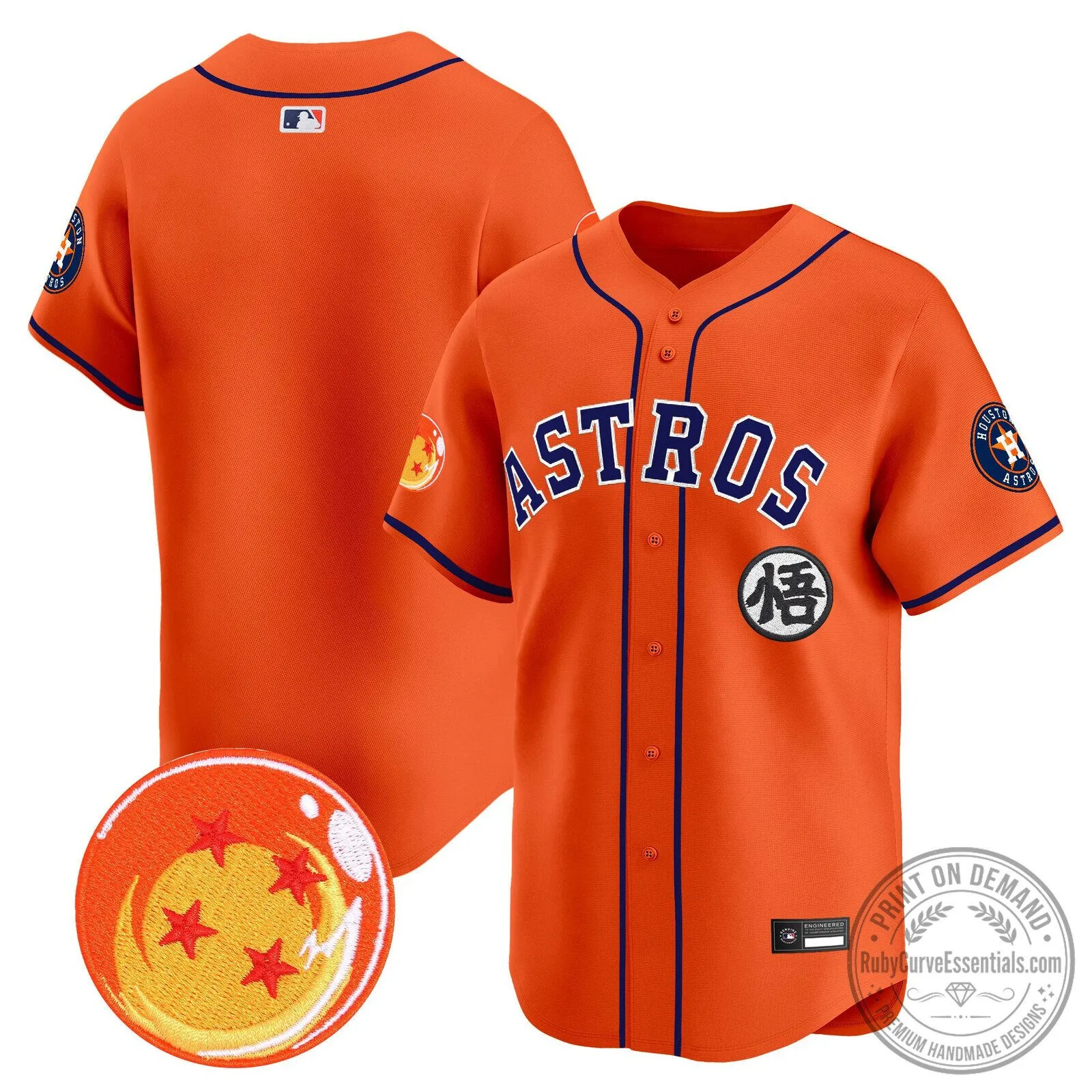 Goku Houston Astros Dragon Ball Z Baseball Jersey 65 Goku Houston Astros Dragon Ball Z Baseball Jersey