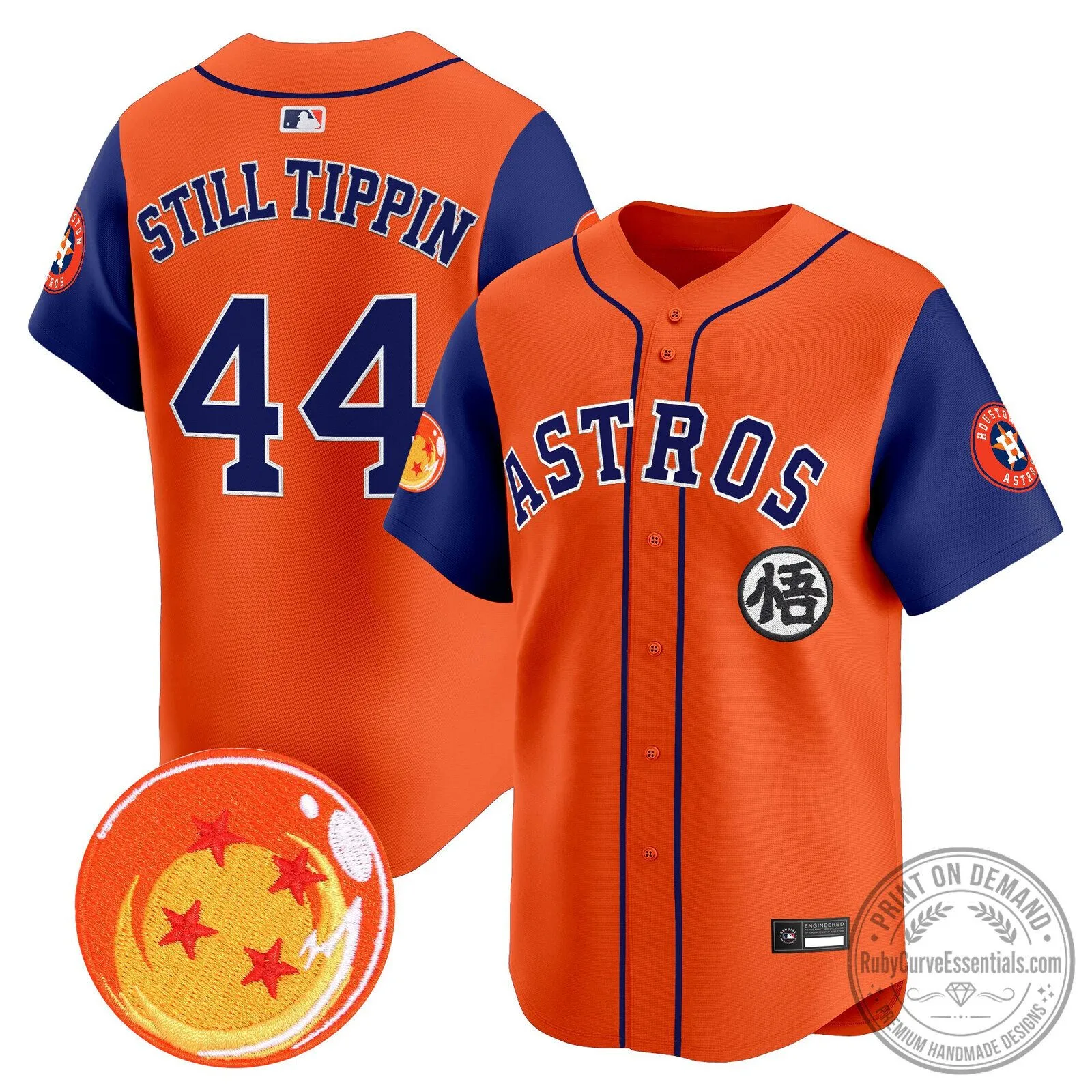 Goku Houston Astros Dragon Ball Z Baseball Jersey 75 Goku Houston Astros Dragon Ball Z Baseball Jersey