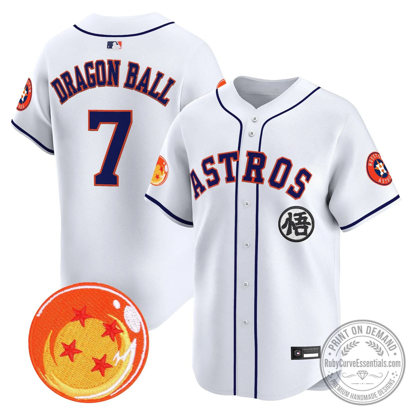 Goku Houston Astros Dragon Ball Z Baseball Jersey 78 Goku Houston Astros Dragon Ball Z Baseball Jersey