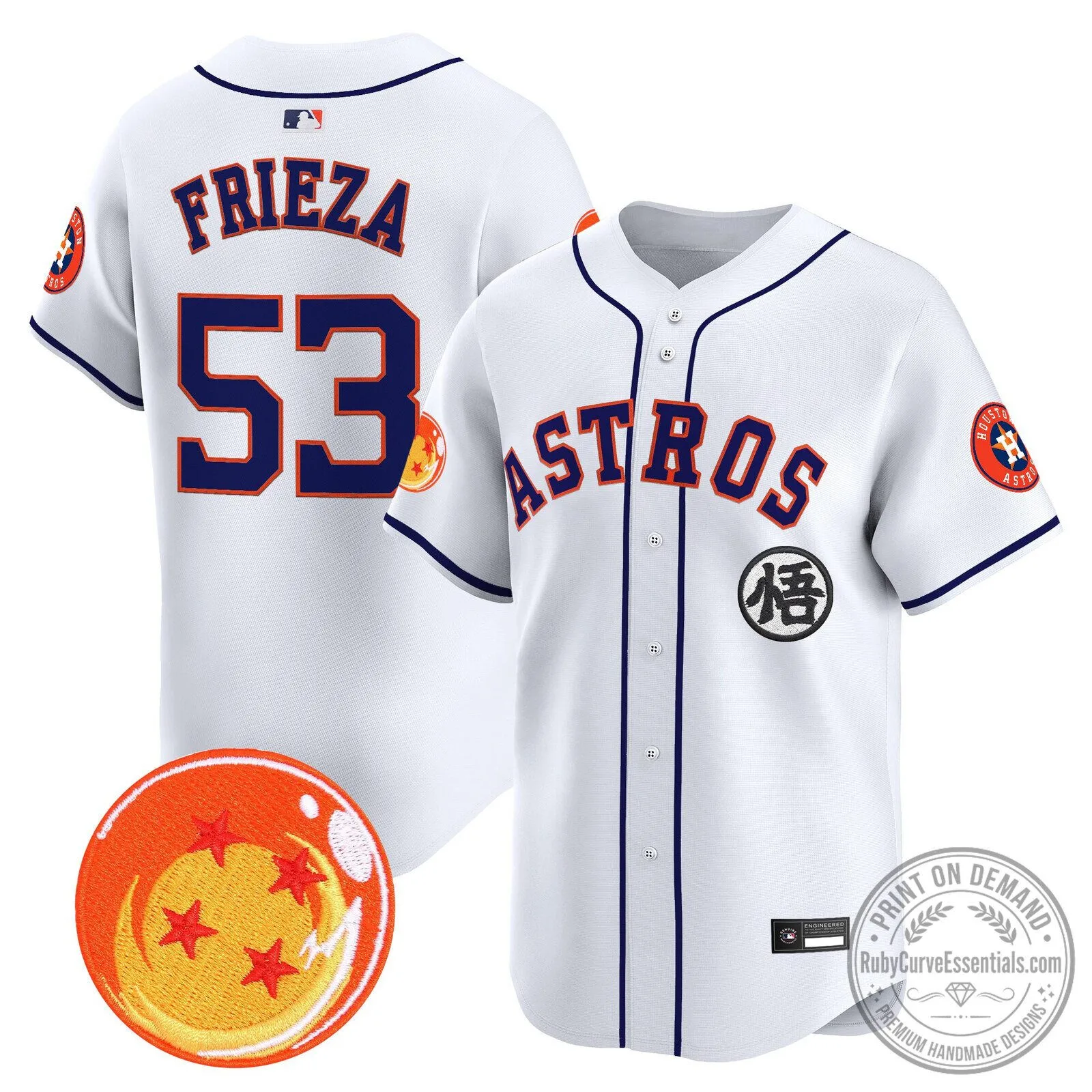 Goku Houston Astros Dragon Ball Z Baseball Jersey 80 Goku Houston Astros Dragon Ball Z Baseball Jersey