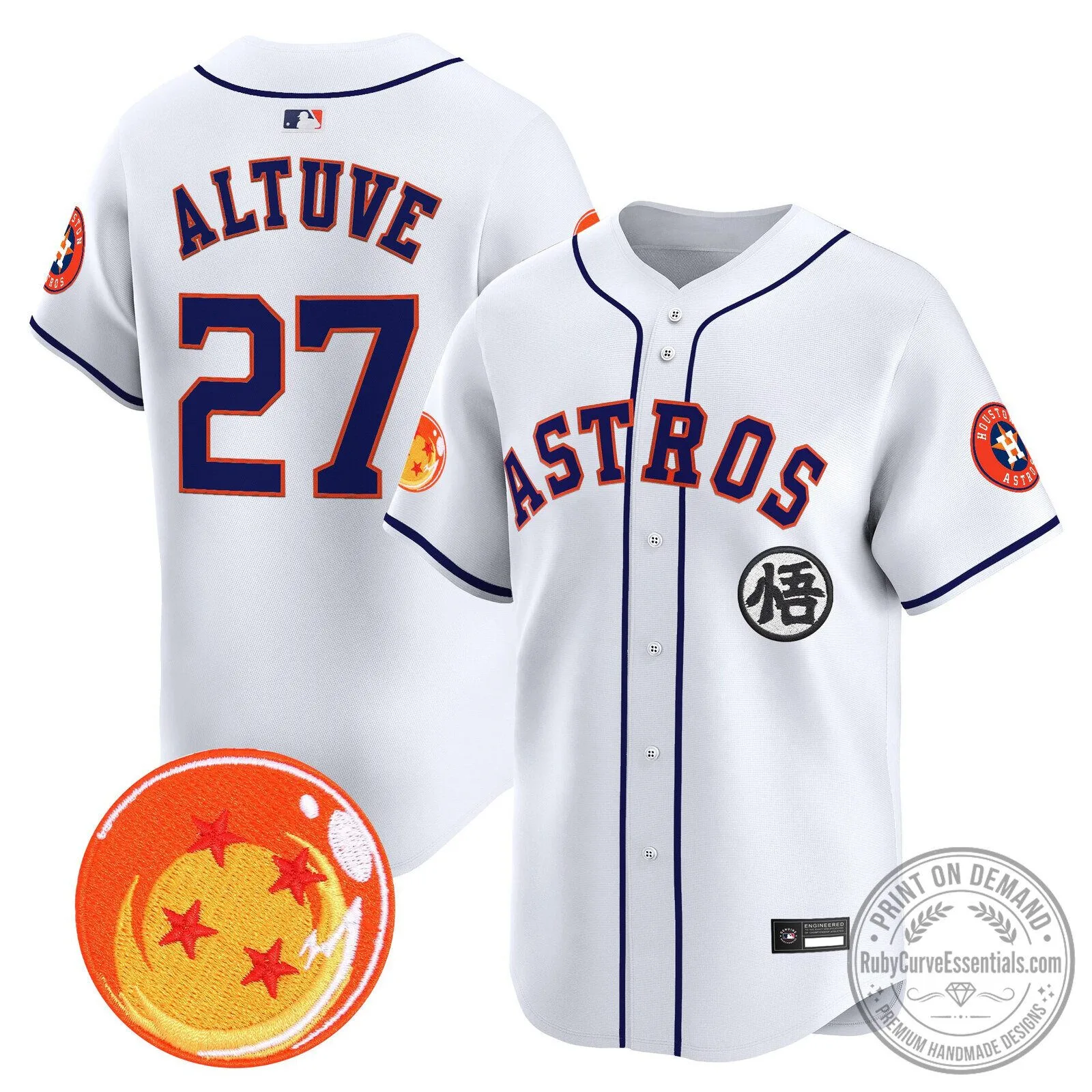 Goku Houston Astros Dragon Ball Z Baseball Jersey 81 Goku Houston Astros Dragon Ball Z Baseball Jersey
