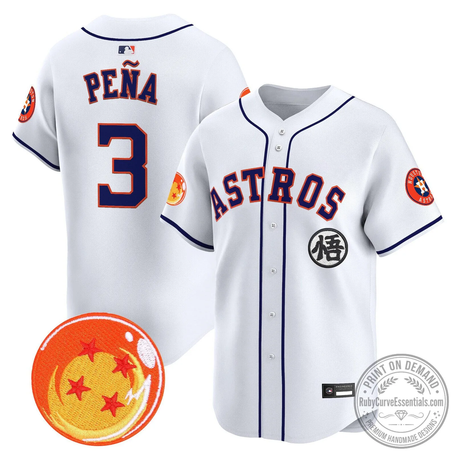 Goku Houston Astros Dragon Ball Z Baseball Jersey 82 Goku Houston Astros Dragon Ball Z Baseball Jersey