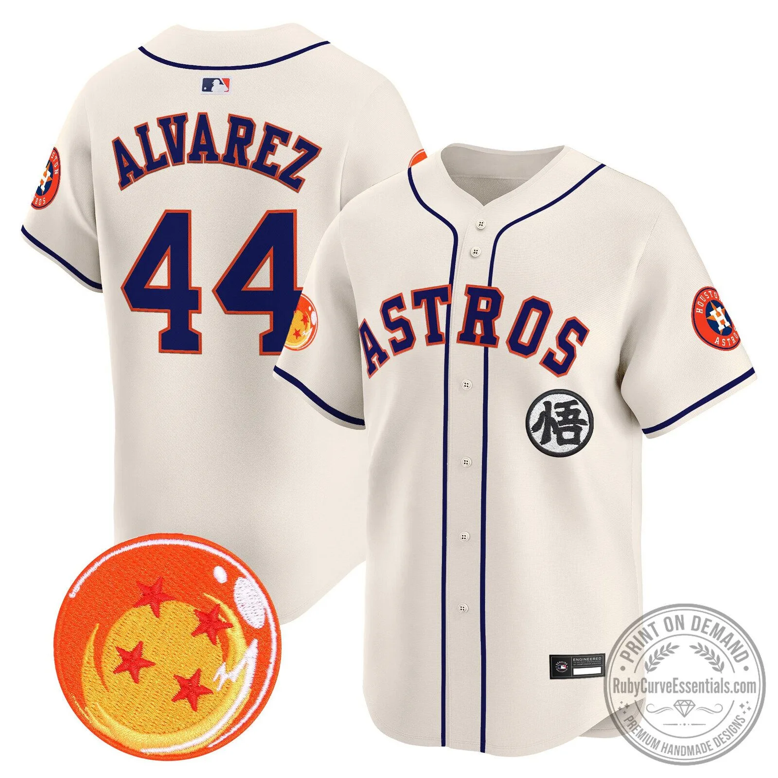 Goku Houston Astros Dragon Ball Z Baseball Jersey 105 Goku Houston Astros Dragon Ball Z Baseball Jersey
