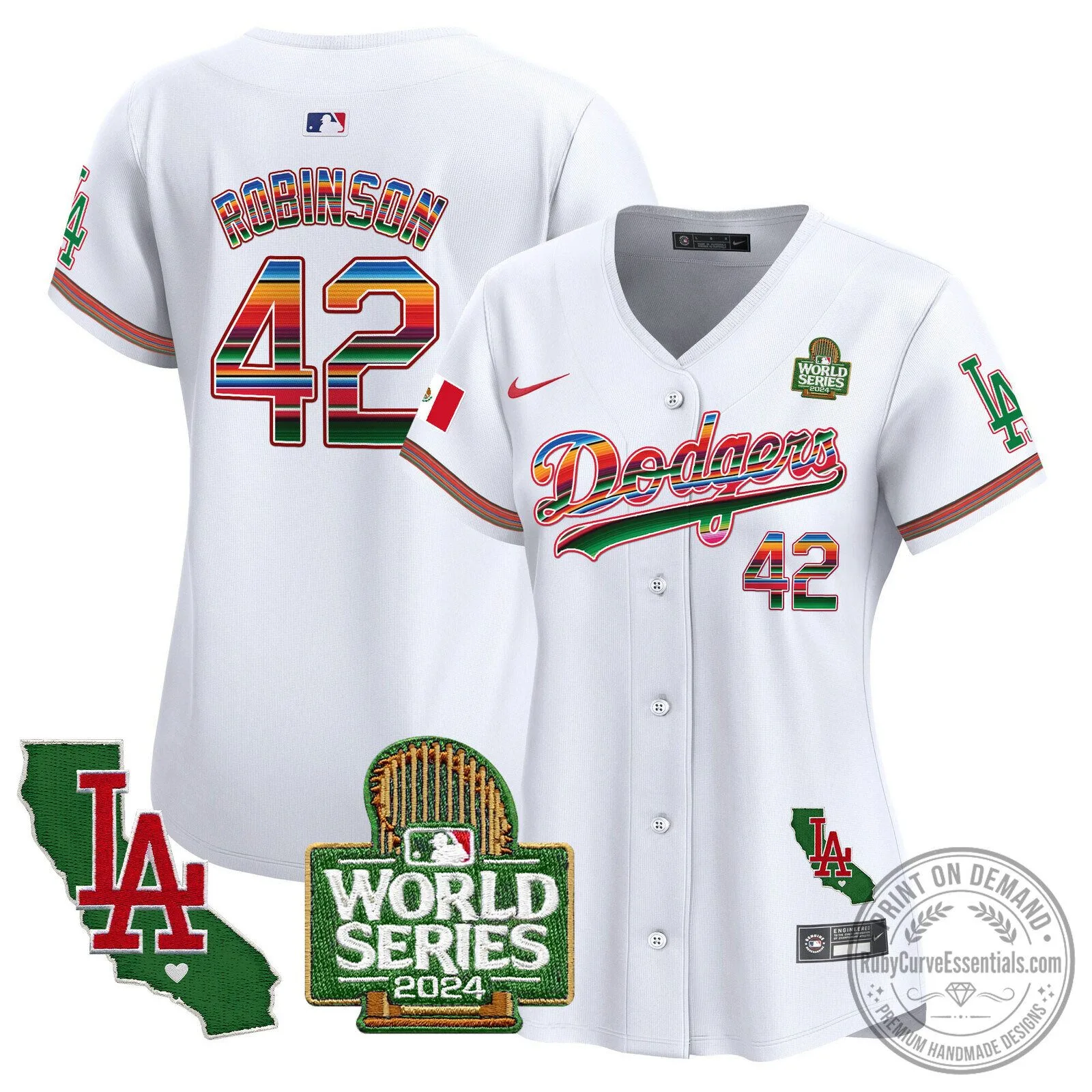 Fernando Valenzuela 2024 World Series White Jersey for Los Angeles Dodgers Fans 56 Fernando Valenzuela 2024 World Series White Jersey for Los Angeles Dodgers Fans